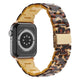 Luxurious Resin Link Band For Apple Watch Multiple Colors Available — Lighter than stainless steel metal band.Unique light and slim design makes the watch strap thinner more flexible.You will get t...
