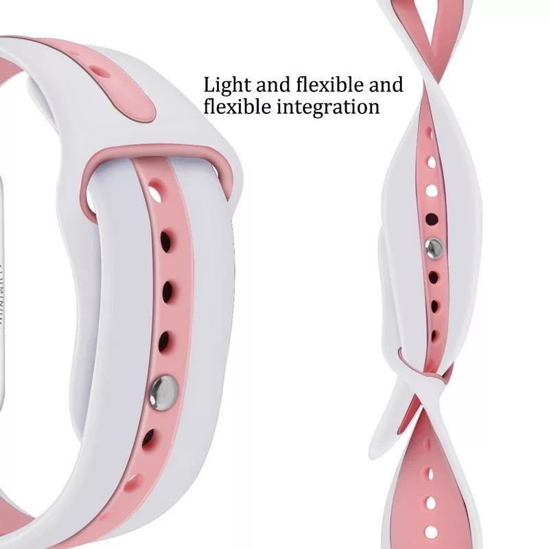 Breathable Sport Silicone Band For Apple Watch Multiple Colors Available - Fancy Bands 