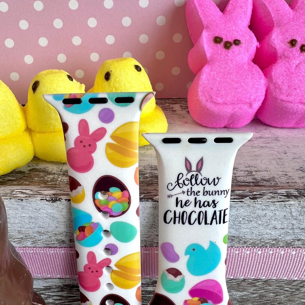 Easter Candy Print Silicone Band For Apple Watch - Fancy Bands 