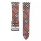 Plaid Leather Band For Apple Watch Multiple Styles Available