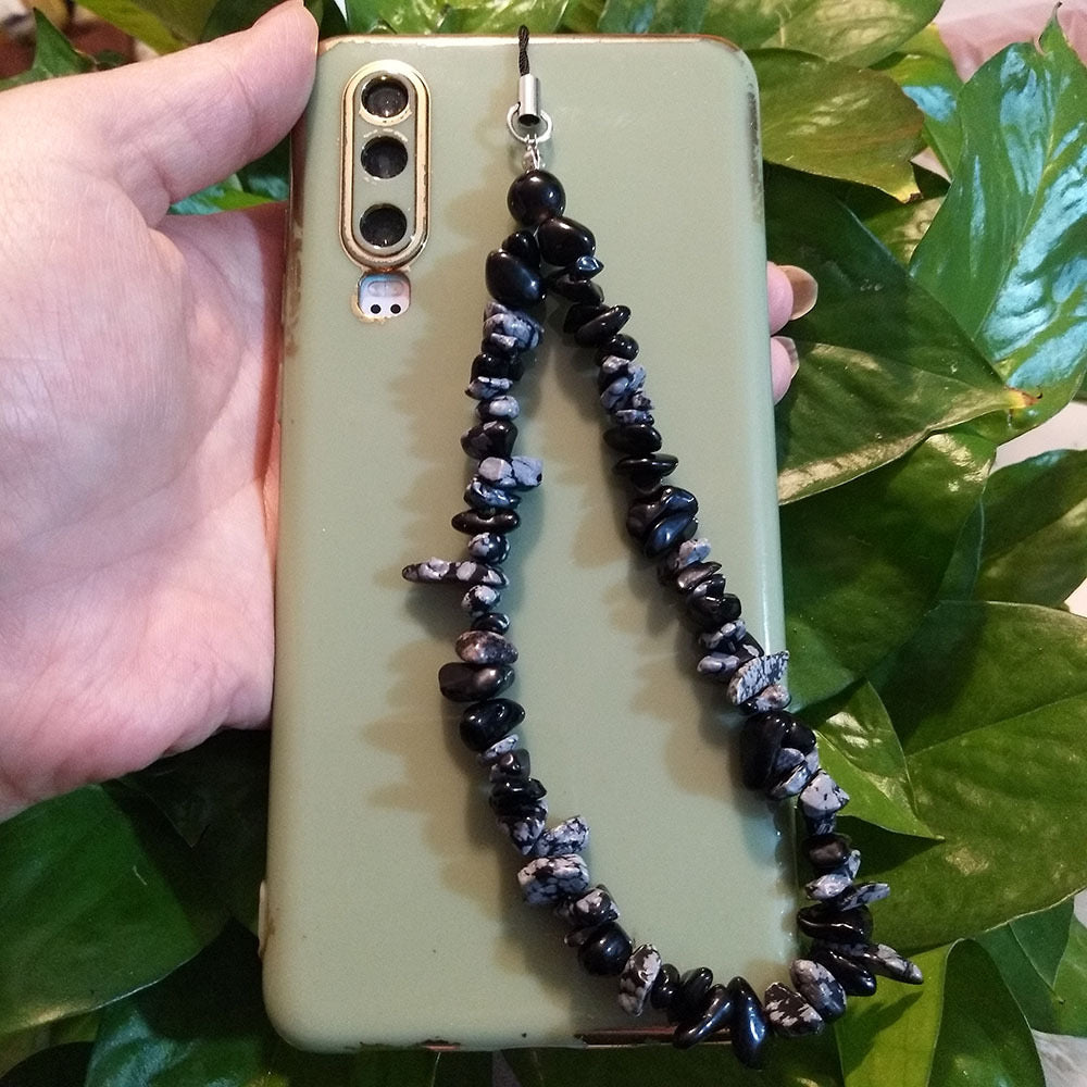 Gemstone Fancy Phone Charm Multiple Colors Available