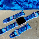 Dreamy Tie Dye Print Silicone Band For Apple Watch - Fancy Bands 