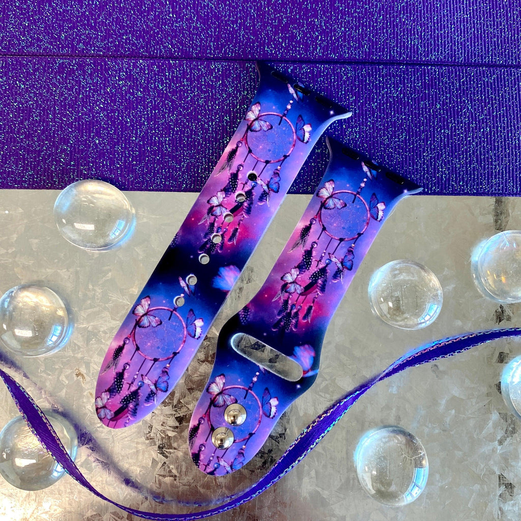 Dream Catcher Print Silicone Band For Apple Watch - Fancy Bands 