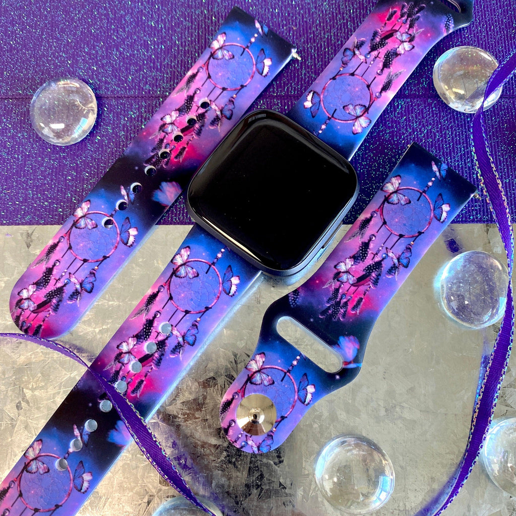 Dream Catcher Print Silicone Band For Fitbit Versa 1/2 - Fancy Bands 