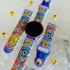 Evil Eye Print Silicone Band For Samsung Watch - Fancy Bands 
