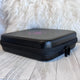 Mini Fancy Band Storage Case Two Colors Available — Case made of PU leather, Nylon, Multi spandex, Lycra Dimensions are W 9 1/4" x L 8 1/4" x H 2 1/4" This item is storage case only bands not inclu...