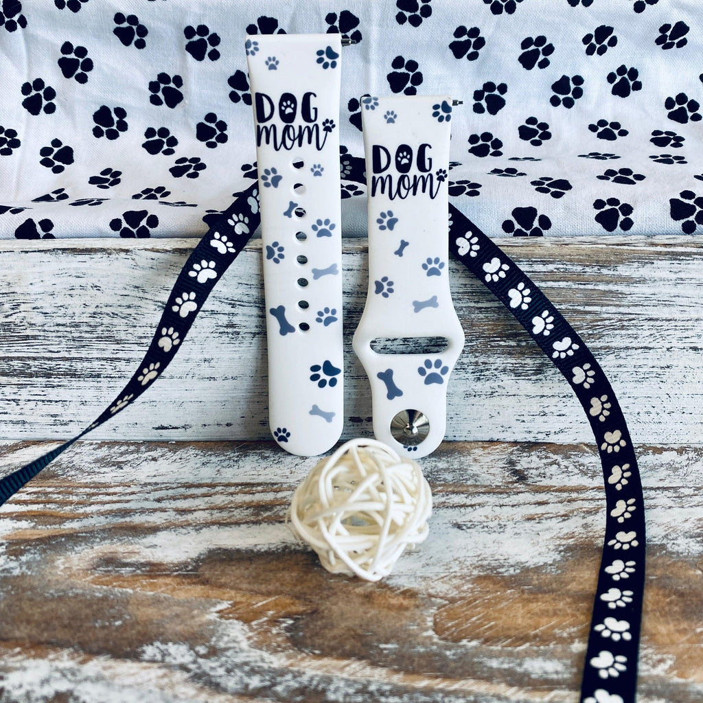 Dog Mom Print Silicone Band For Samsung Watch - Fancy Bands 