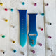 Ombre' Print Silicone Band For Apple Watch Multiple Colors Available
