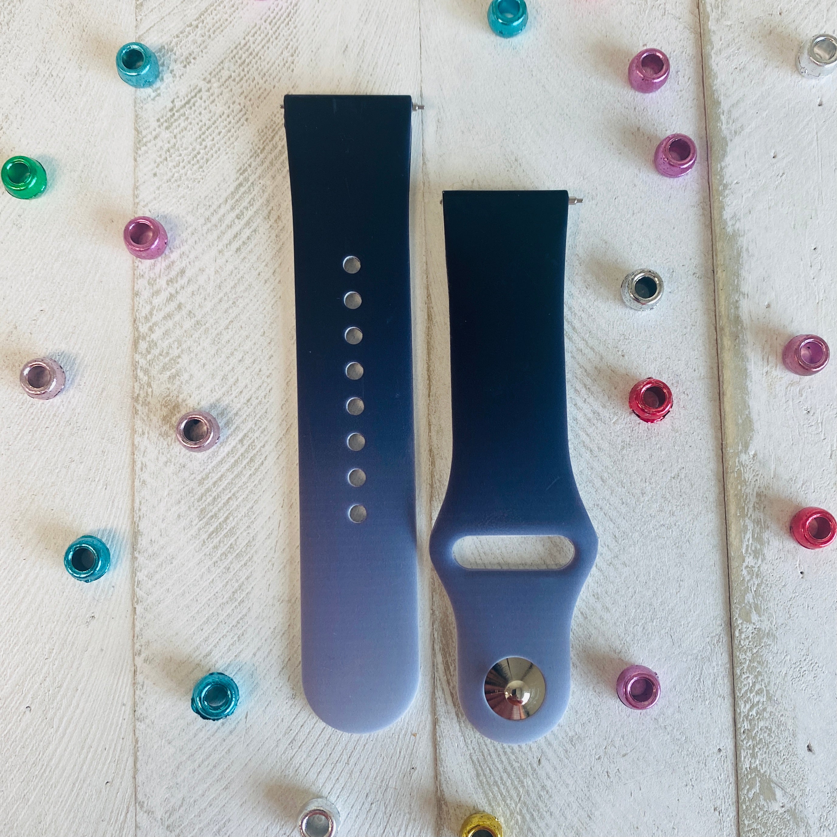 Ombre' Print Silicone Band For Samsung Watch Multiple Colors Available