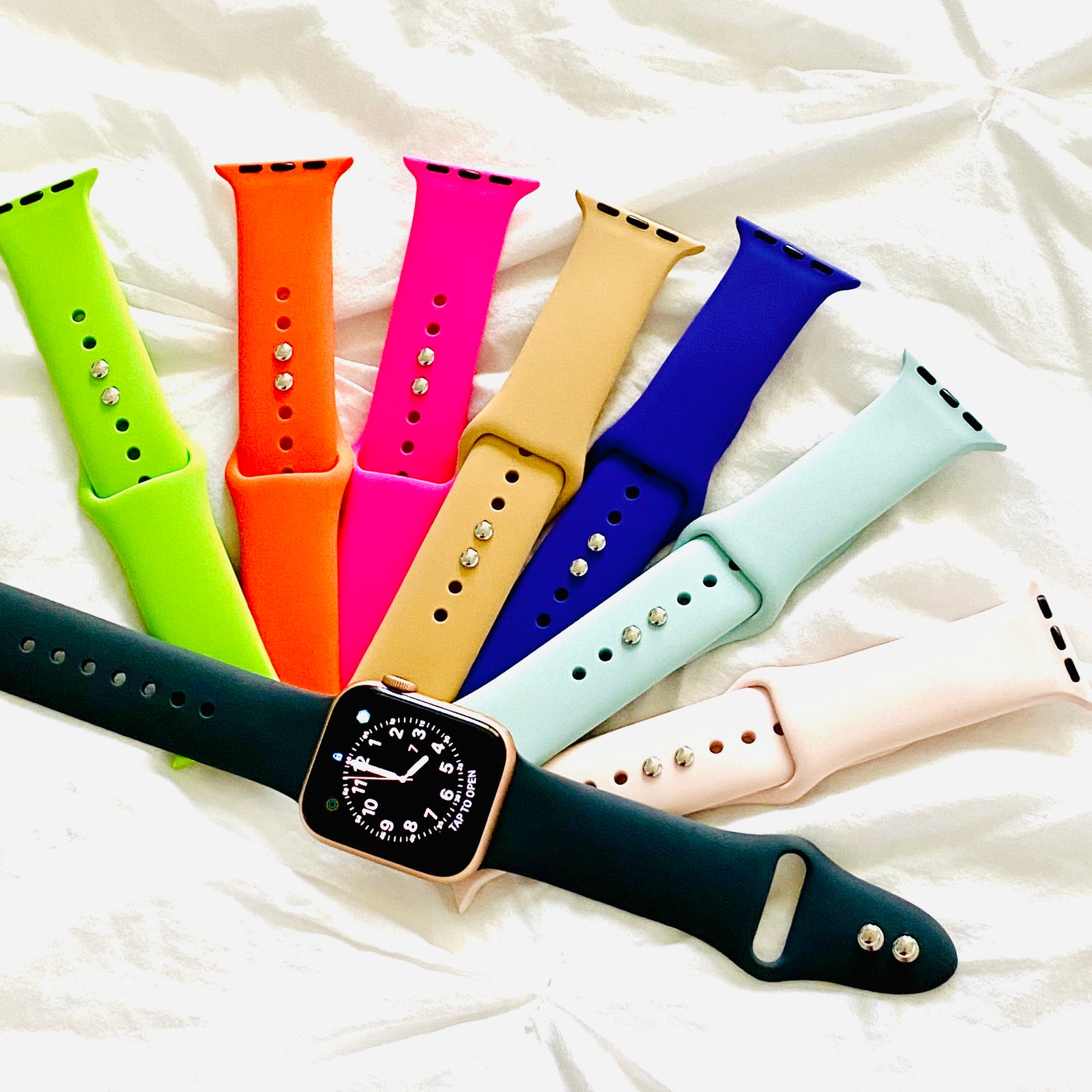 Silicone Watch Bands For Apple Watch Fancy Bands