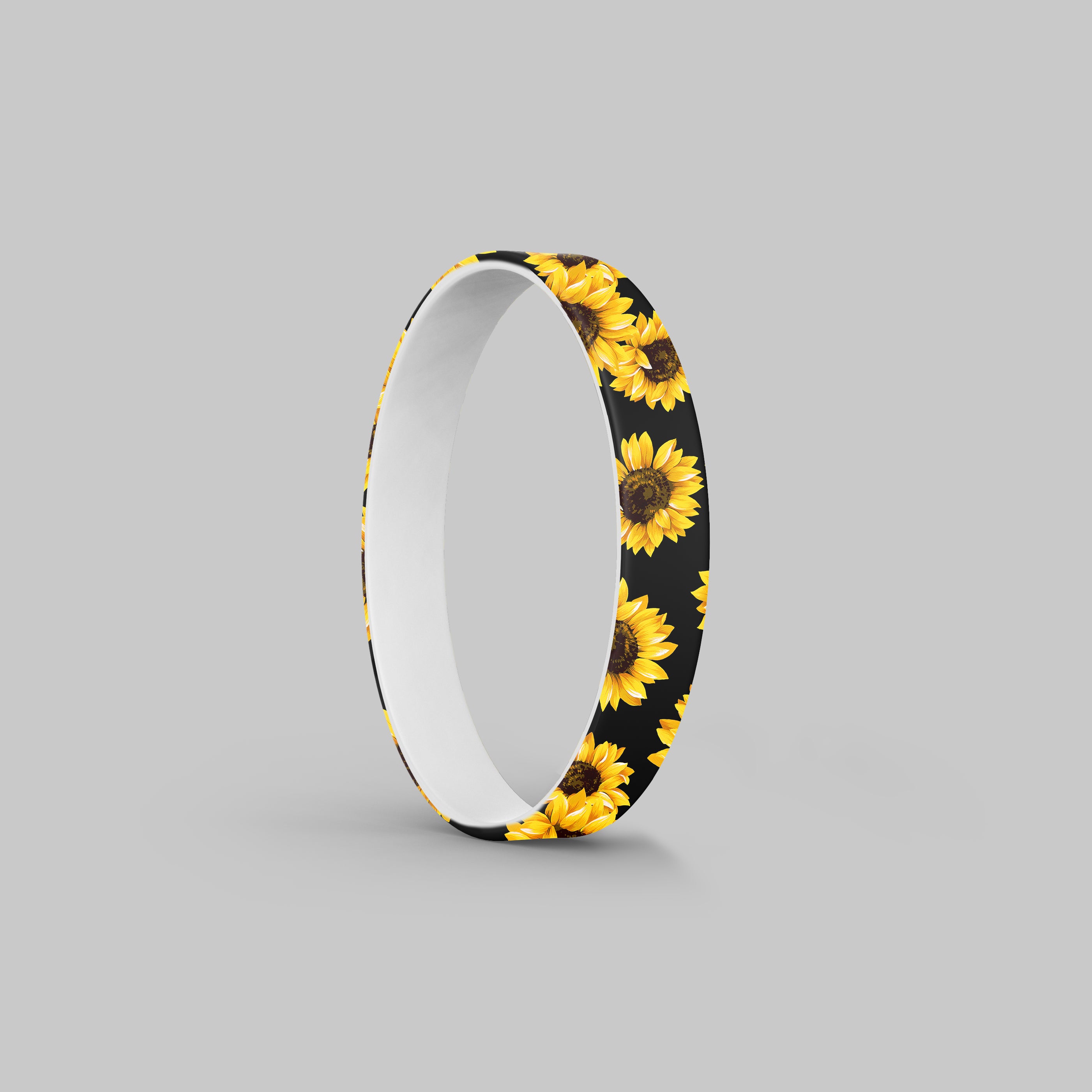 Sunflower Silicone Bracelet Stacks Two Colors Available