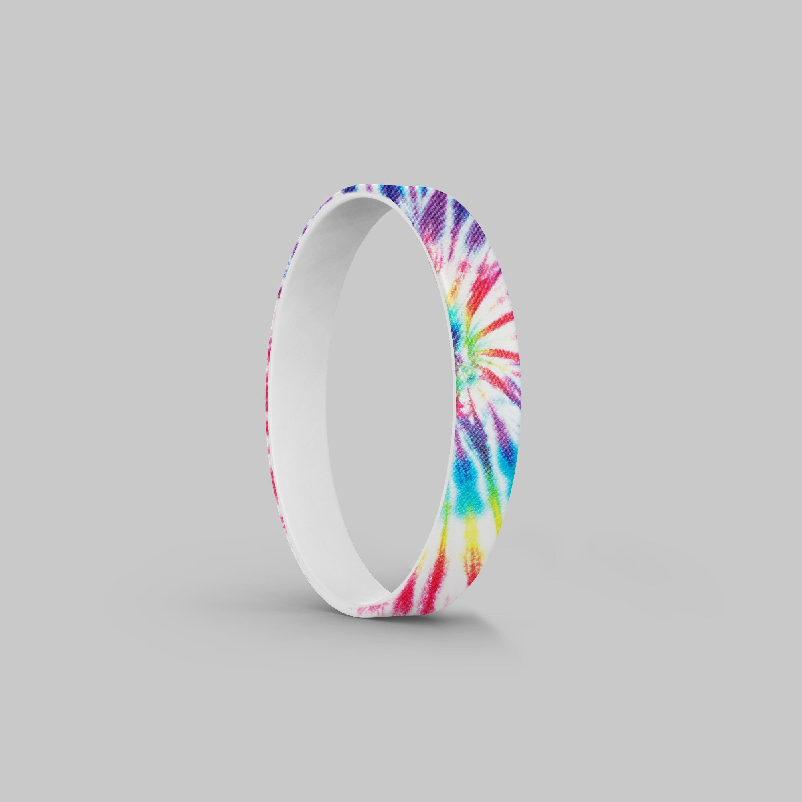 Tie Dye Silicone Bracelet Stacks Multiple Designs Available